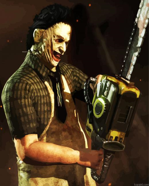 Leatherface The Texas Chain Saw Massacre Painting By Numberss.png
