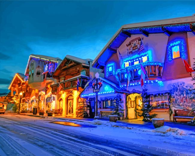 Leavenworth Christmas Painting By Numberss.png