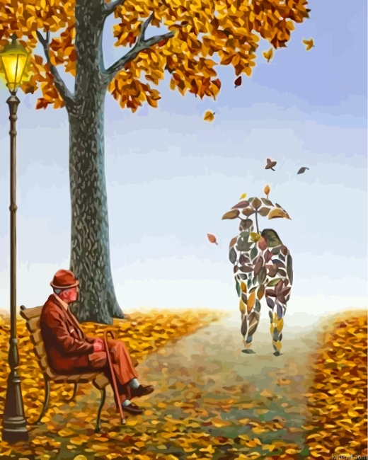 Leaves Couple Painting By Numberss.png