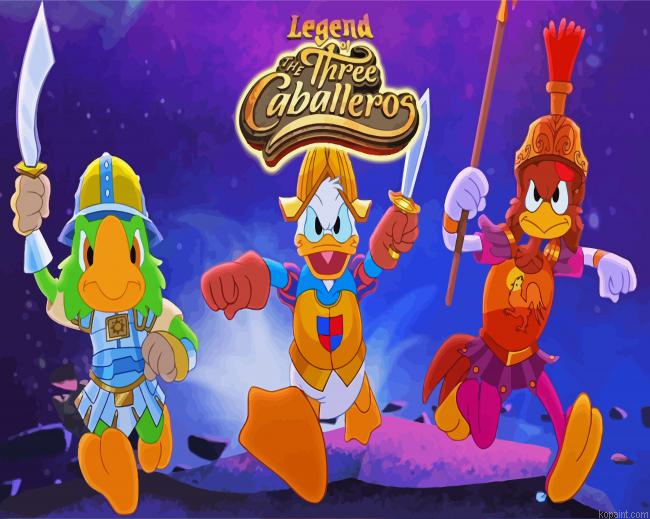 Legend Of The Three Caballeros Painting By Numberss.png