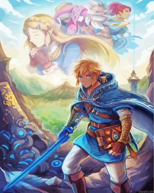 Legend Of Zelda Painting By Numberss.png