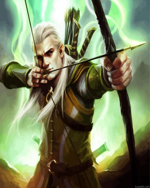 Legolas Art Painting By Numberss.png
