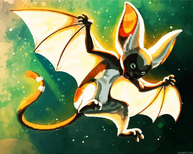 Lemur Bat Painting By Numberss.png