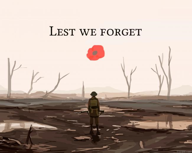 Lest We Forget Art Painting By Numberss.png