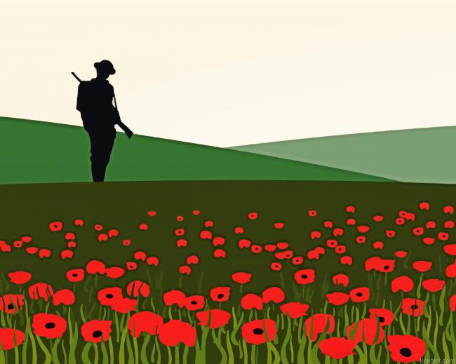Lest We Forget Remembrance Day Painting By Numberss.png