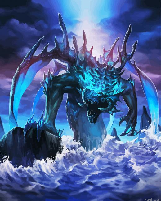 Leviathan Sea Serpent Painting By Numberss.png
