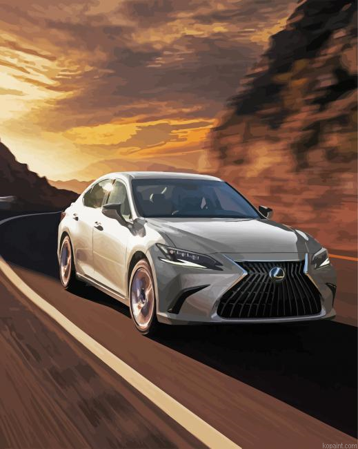 Lexus Car Painting By Numberss.png