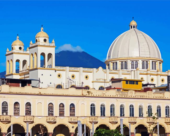 Libertad Plaza El Salvador Painting By Numberss.png