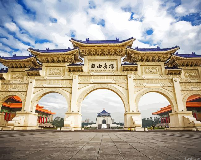 Liberty Square Arch Tapei Painting By Numberss.png
