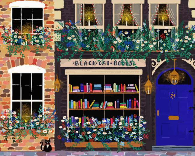 Library By Joy Laforme Paint By Numbers