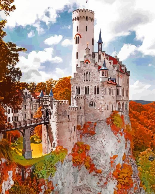 Lichtenstein Castle Painting By Numberss.png