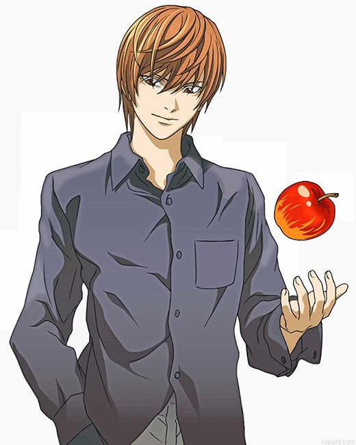 Light Yagami Death Note Serie New Painting By Numberss.png