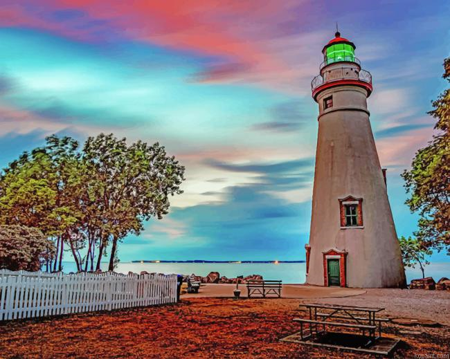Lighthouse State Park New Painting By Numberss.png