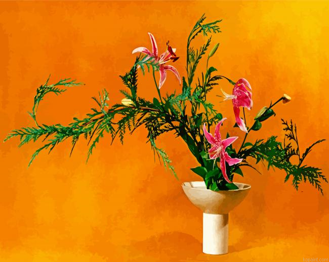 Lilies Ikebana Painting By Numberss.png