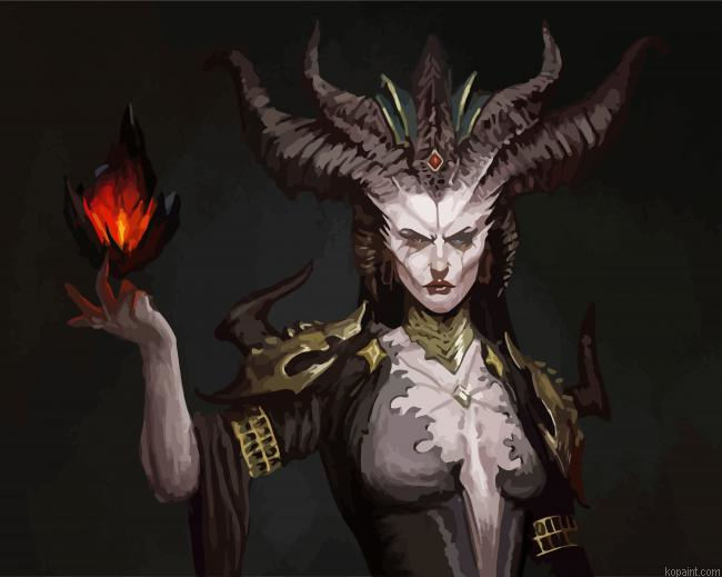 Lilith Queen Of Dark Painting By Numberss.png