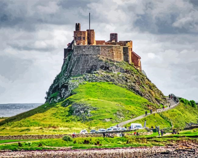 Lindisfarne Castle Painting By Numberss.png