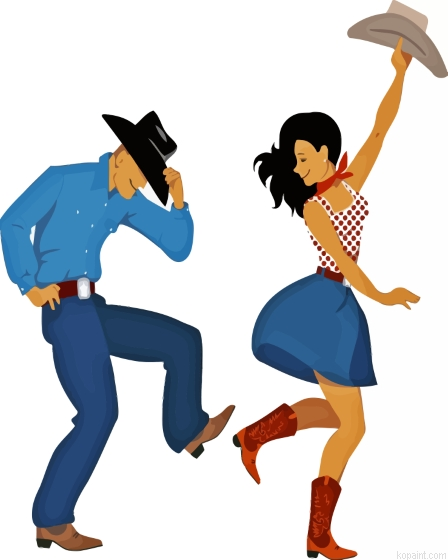 Line Dancing Couple Illustration Painting By Numberss.png