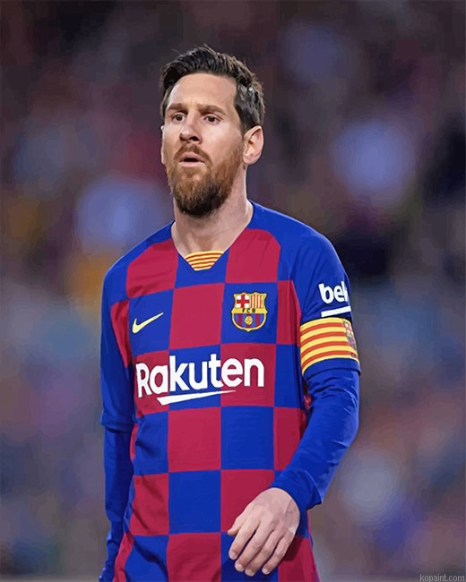 Lionel Messi Barcelona Painting By Numberss.png