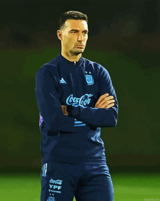 Lionel Scaloni Argentina Team Coach Painting By Numberss.png