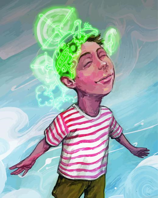 Little Boy Dreaming Painting By Numberss.png