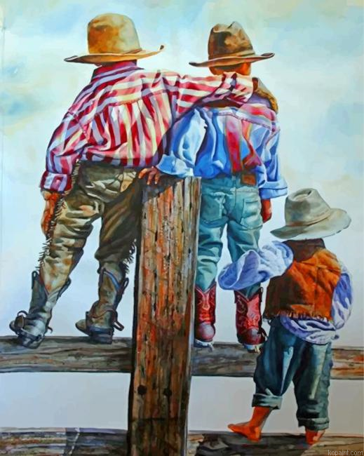 Little Cowboys Painting By Numberss.png
