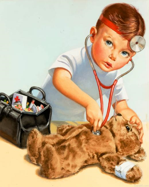 Little Doctor Painting By Numberss.png