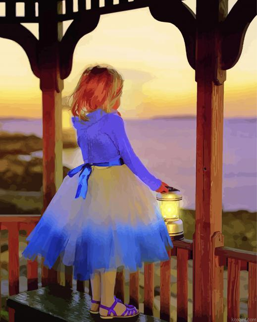 Little Girl With Lantern Painting By Numberss.png