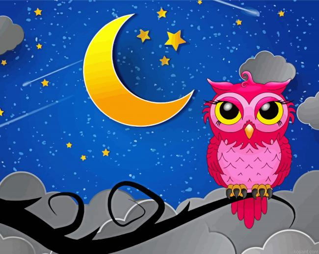 Little Pink Owl Painting By Numberss.png
