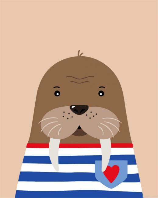 Little Walrus Painting By Numberss.png