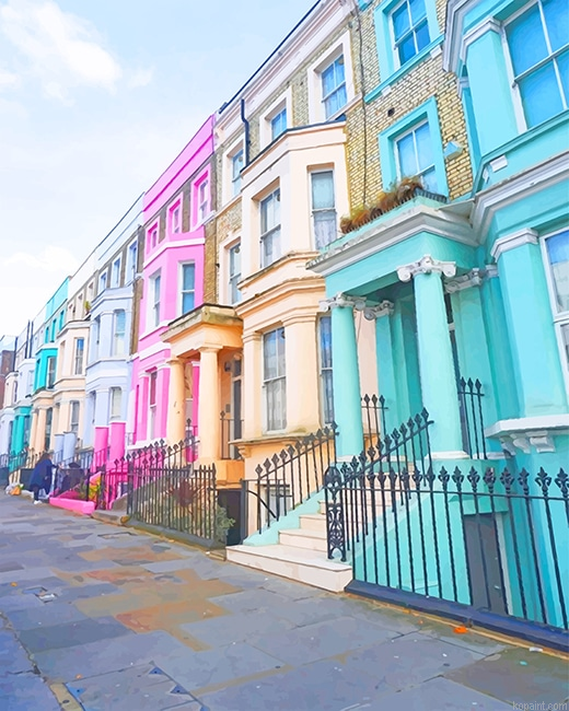 London Colorful Street New Painting By Numberss.png