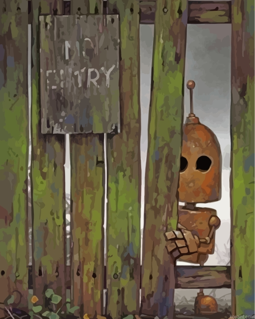 Lonely Robot Painting By Numberss.png