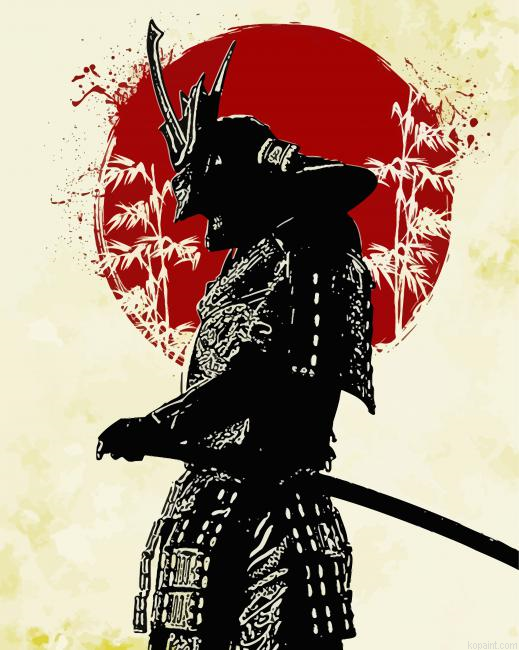 Lonely Samurai Painting By Numberss.png