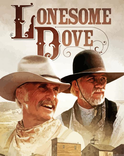 Lonesome Dove Serie Poster Painting By Numberss.png