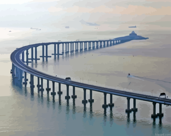 Long Sea Bridge Painting By Numberss.png