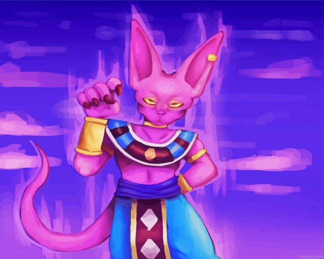 Lord Beerus Painting By Numberss.png