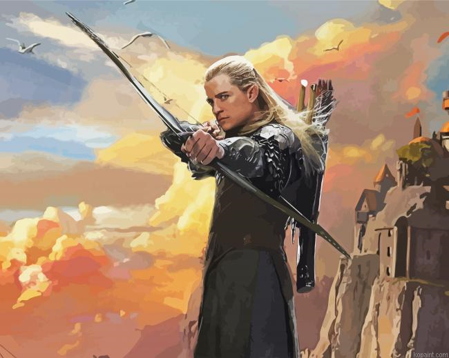 Lord Of The ring Legolas Elf Paint By Numbers