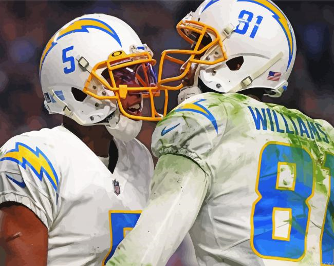 Los Angeles Chargers Painting By Numberss.png