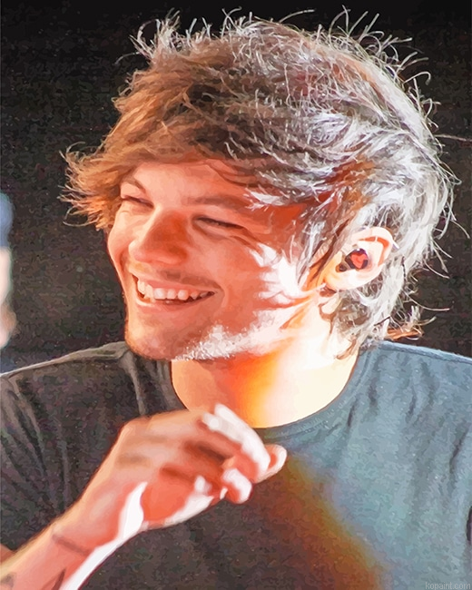 Louis Tomlinson Smiling New Painting By Numberss.png