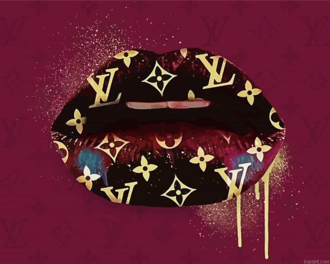Louis Vuitton Lips Paint By Numbers