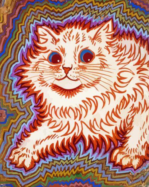 Louis Wain Cat Art Paint By Numbers