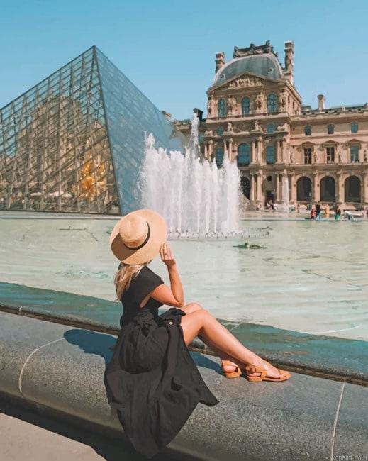 Louvre Museum Paris France New Painting By Numberss.png