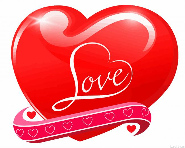 Love Heart Painting By Numberss.png