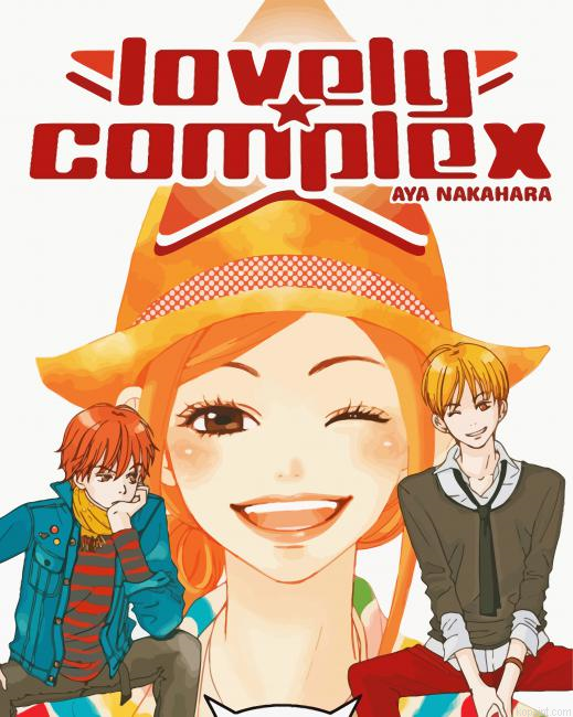 Lovely Complex Manga Poster Painting By Numberss.png