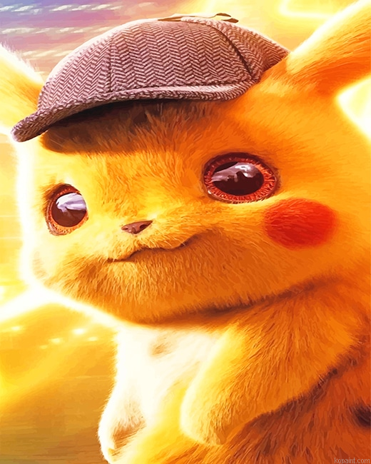 Lovely Pikachu New Painting By Numberss.png