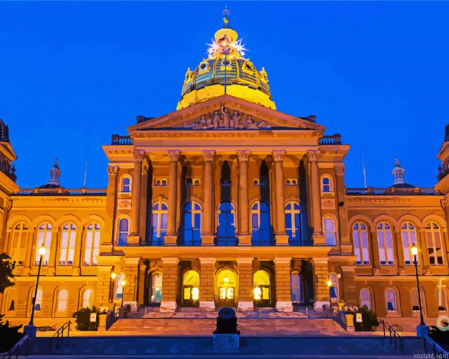 Lowa State Capitol Building Painting By Numberss.png