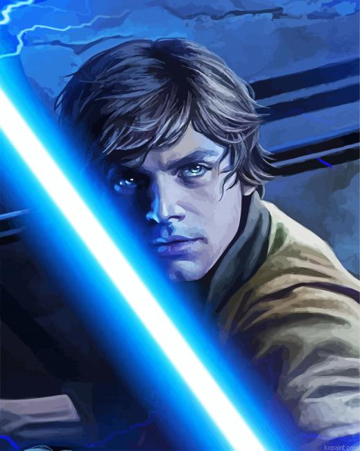 Luek Skywalker Movie Painting By Numberss.png