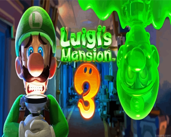 Luigis Mansion Poster Paint By Numbers