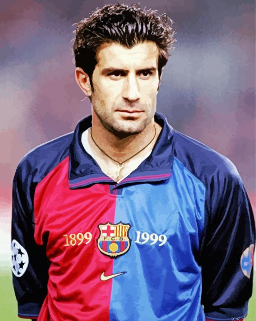 Luis Figo Paint By Numbers