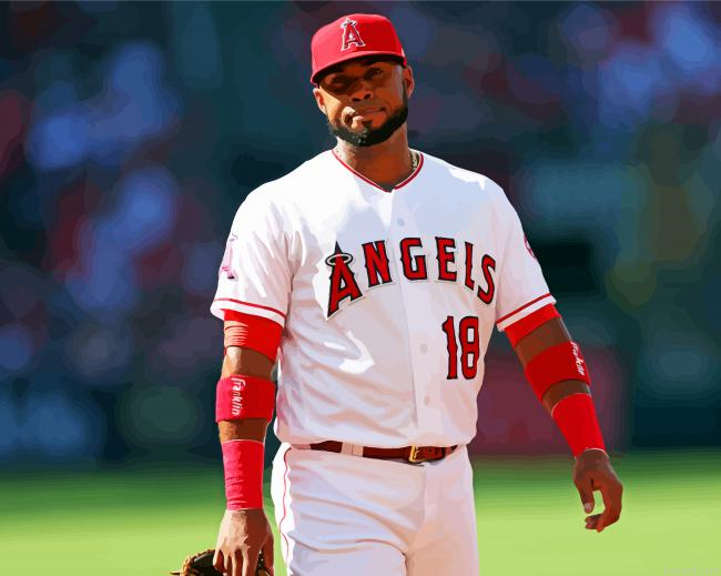 Luis Valbuena Mlb Player Painting By Numberss.png