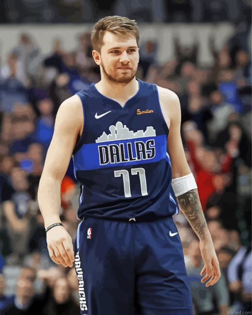 Luka Basketball Player Painting By Numberss.png